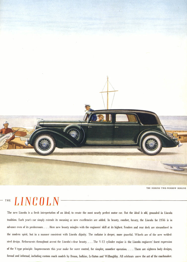 1936 Lincoln Auto Advertising